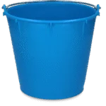 Seau avec anse galvanisée 7 l bleu roi – Vplast