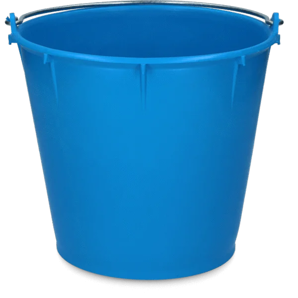 Seau avec anse galvanisée 7 l bleu roi – Vplast