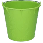 Seau avec anse galvanisée 7 l vert citron – Vplast – Image 2