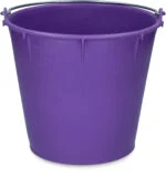 Seau avec anse galvanisée 7 l violet – Vplast – Image 2