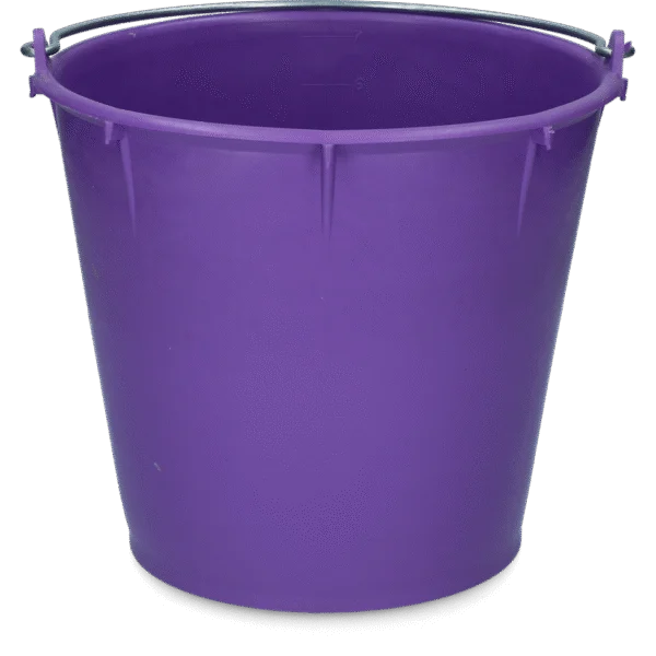 Seau avec anse galvanisée 7 l violet – Vplast