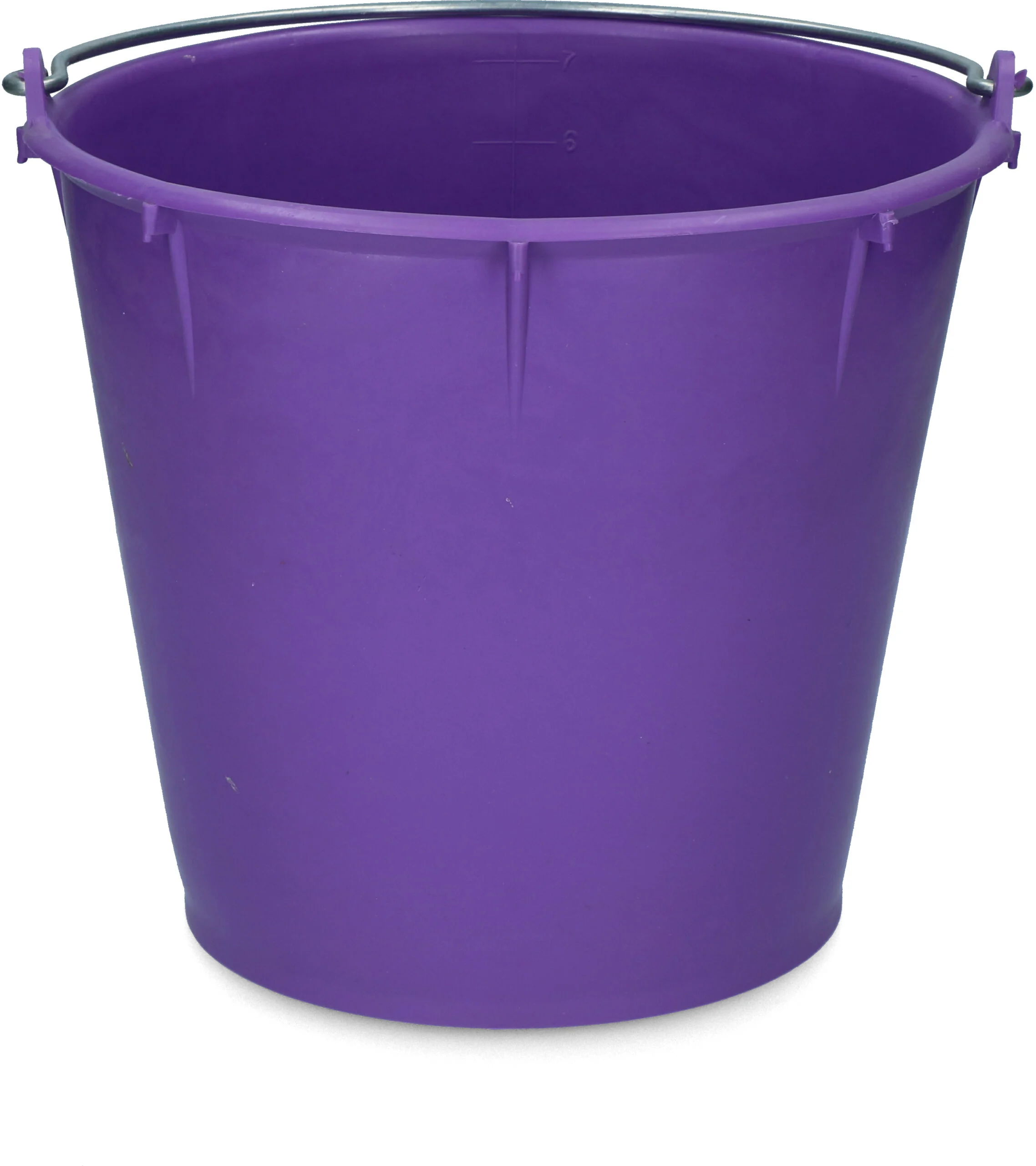 Seau avec anse galvanisée 7 l violet – Vplast – Image 2