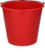 Seau avec anse galvanisée 7 l rouge – Vplast