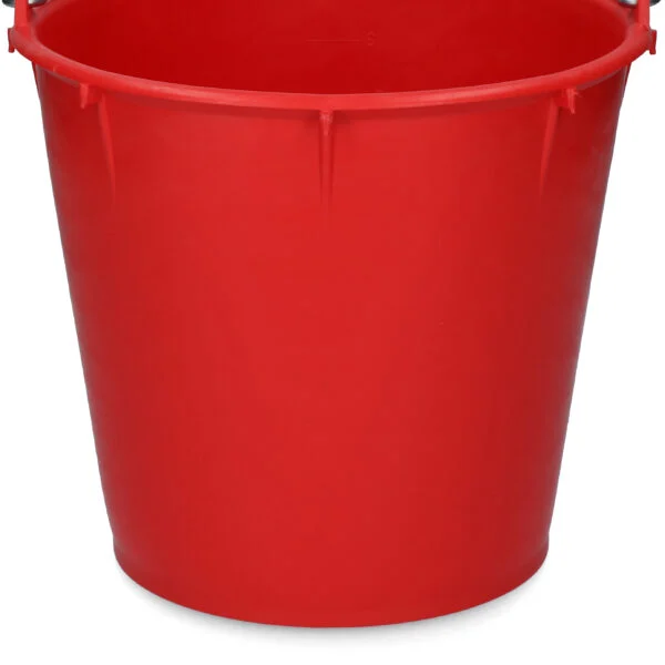 Seau avec anse galvanisée 7 l rouge – Vplast