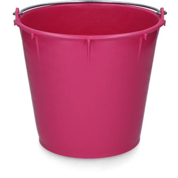 Seau avec anse galvanisée 7 l rose – Vplast