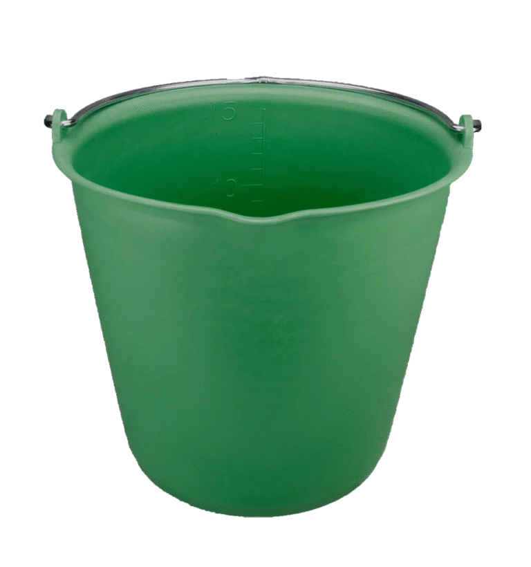 Seau avec bec verseur 15 l vert foncé – Vplast