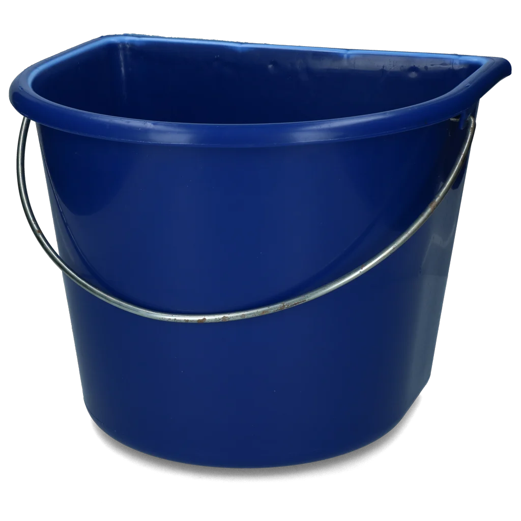 Seau à côté plat 15 l Bleu – Vplast – Image 1