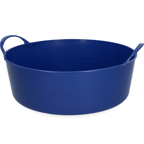 Seau flexible à deux poignées, 6 l, bleu – Vplast V-Trug Flexi
