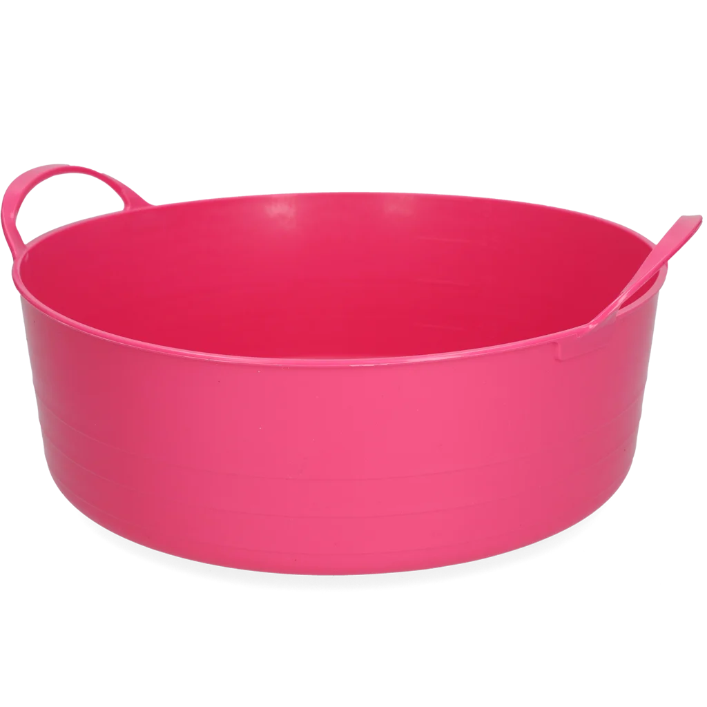 Seau souple avec poignées, 6 l, rose – Vplast V-Trug Flexi – Image 1