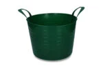 Seau flexible à deux poignées, 14 l, vert – Vplast V-Trug Flexi