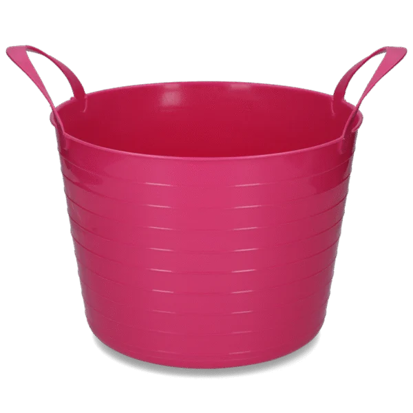 Seau souple avec deux poignées, 40 l, rose – Vplast V-Trug Flexi