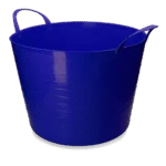 Seau flexible avec poignées, 65 l, bleu – Vplast V-Trug Flexi