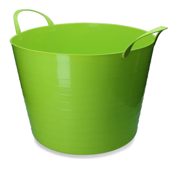 Bac souple avec poignées, 65 l, vert citron – Vplast V-Trug Flexi