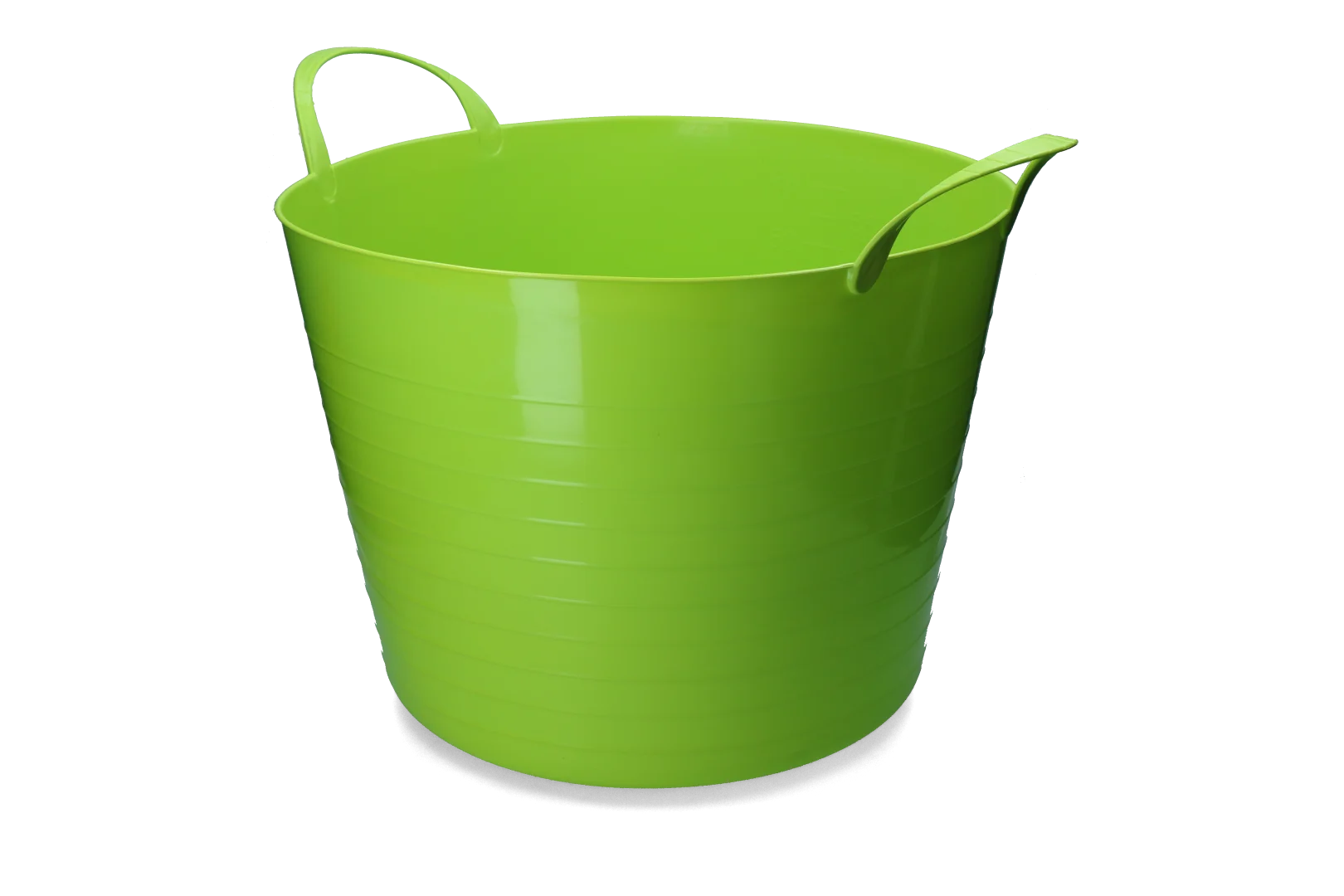 EMME000265L1.png Bac souple avec poignées, 65 l, vert citron – Vplast V-Trug Flexi – Image 1