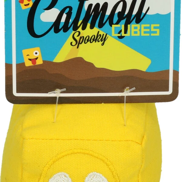 Cube de jeu pour chats avec MADNIP, Ø 7 cm – Catmoji Cube Spooky