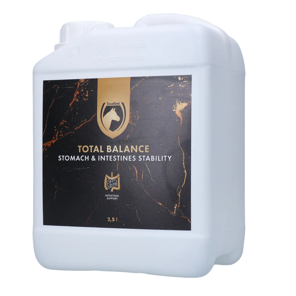 Complément alimentaire pour chevaux à base d’acides humiques et de minéraux, 2,5 l – Excellent Horse Total Balance – Image 1