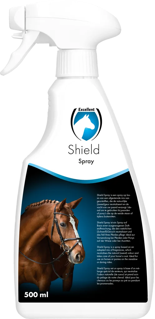 EQUI0001BC.png Spray neutralisant les odeurs pour chevaux aux substances odorantes, 500 ml – Excellent Horse Shield Spray – Image 1