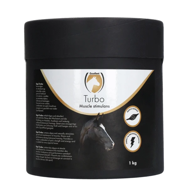 Complément musculaire pour chevaux aux algues, 1 kg – Excellent Horse Turbo