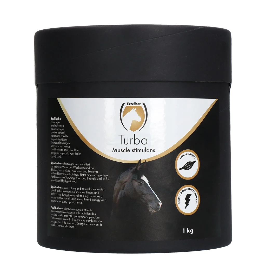 Complément musculaire pour chevaux aux algues, 1 kg – Excellent Horse Turbo – Image 1