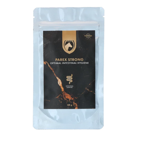 Complément à base de plantes pour chevaux, sachet de 60 g – Excellent Horse Parex Strong