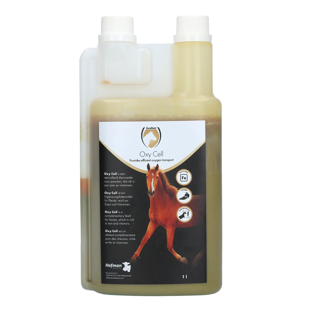 Complément de fer pour chevaux avec vitamines et minéraux, 1 l – Excellent Horse Oxy Cell – Image 1