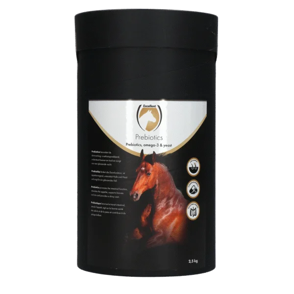 Prébiotiques pour chevaux avec oméga 3 et levure, 2,5 kg – Excellent Horse Prebiotics