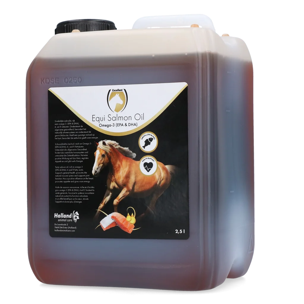 EQUI0022D.png Huile de saumon pour chevaux avec oméga 3, 2,5 l – Excellent Horse Salmon Oil – Image 1