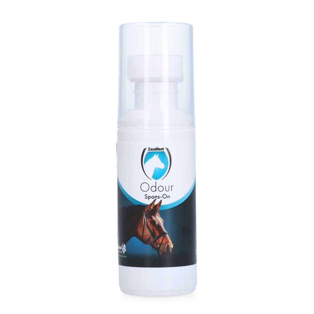 EQUI0023F.png Éponge neutralisant les odeurs pour chevaux aux huiles essentielles, 75 ml – Excellent Horse Odour Spons-On – Image 1
