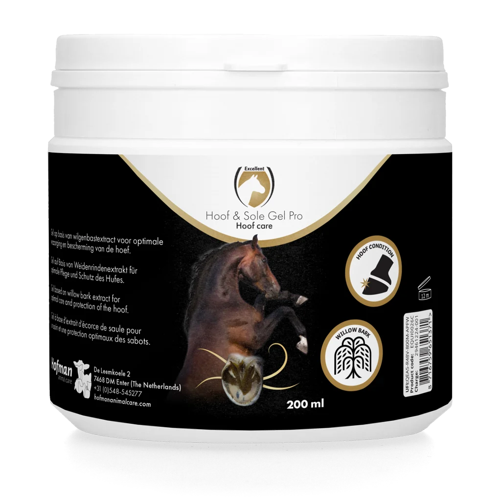 Gel pour sabots à l’acide salicylique, 200 ml – Excellent Horse Hoof & Sole Gel Pro – Image 1