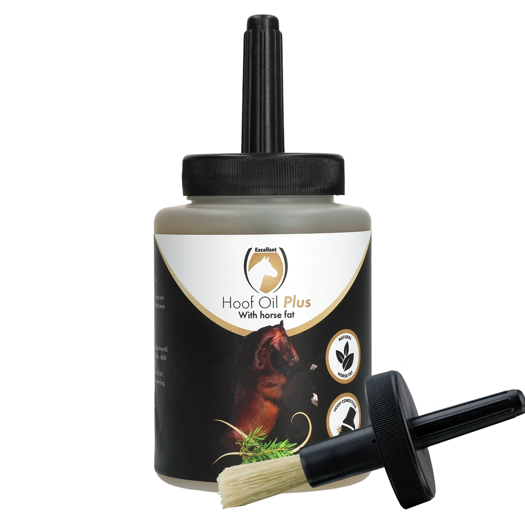 Huile pour sabots à la graisse de cheval, 500 ml – Excellent Horse Hoof Oil Plus – Image 1