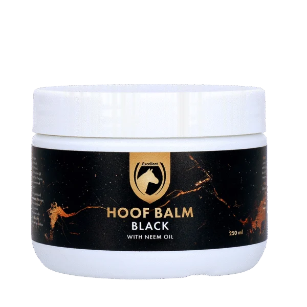 Baume pour sabots à l’huile de neem, noir – Excellent Horse Hoof Balm met Neem Oil Black