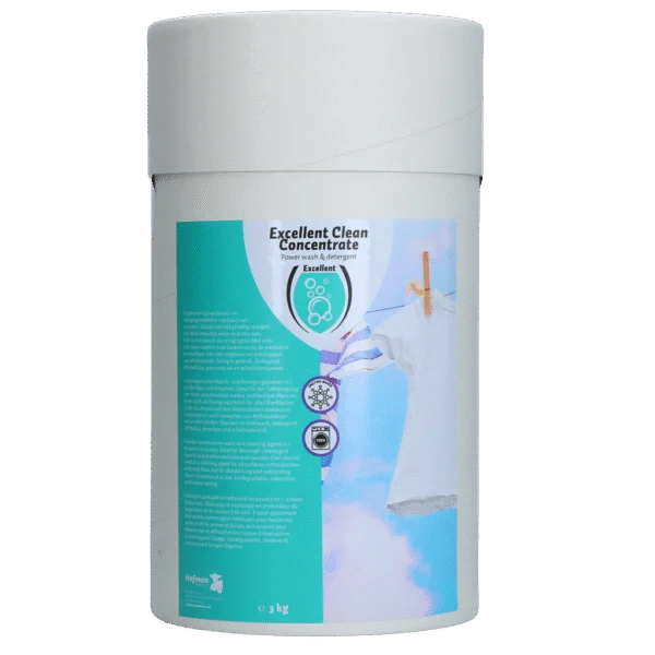 Lessive en poudre pour linge blanc et couleurs 3 kg – Excellent Schoon lessive concentrée tous textiles