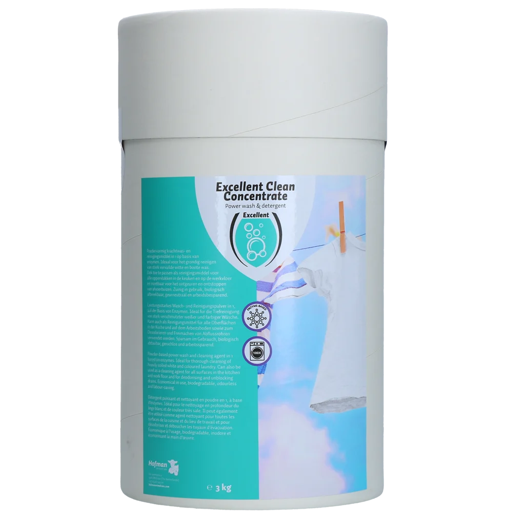 Lessive en poudre pour linge blanc et couleurs 3 kg – Excellent Schoon lessive concentrée tous textiles – Image 1