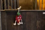 Jouet pour cheval en forme de framboise avec rembourrage en jute, 29 x 20 x 5 cm – Excellent Horse Foodie Friends Raspberry – Image 3