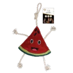 Jouet pour cheval en forme de pastèque avec bruit de froissement, 28 x 31 x 7 cm – Excellent Horse Foodie Friends Watermelon