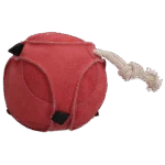 Balle de jeu pour cheval en suède avec boucles élastiques, rose – Excellent Horse Fun Play Ball