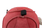 Balle de jeu pour cheval en suède avec boucles élastiques, rose – Excellent Horse Fun Play Ball – Image 3