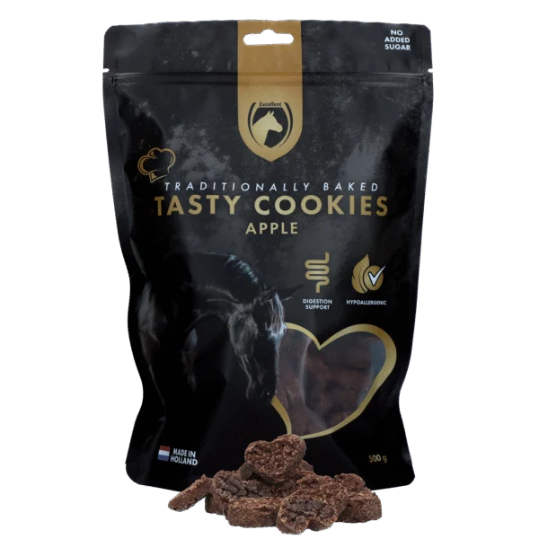 Biscuits pour chevaux à la pomme, 500 g – Excellent Horse Ambachtelijke Paardenkoekjes Appel