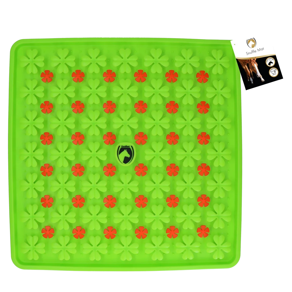 Tapis de fouille en silicone pour chevaux, 50 x 50 cm – Excellent Horse Snuffle Mat – Image 1