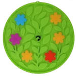 Tapis de fouille pour chevaux pour aliments et friandises – Excellent Horse Snuffle Mat Flower Power