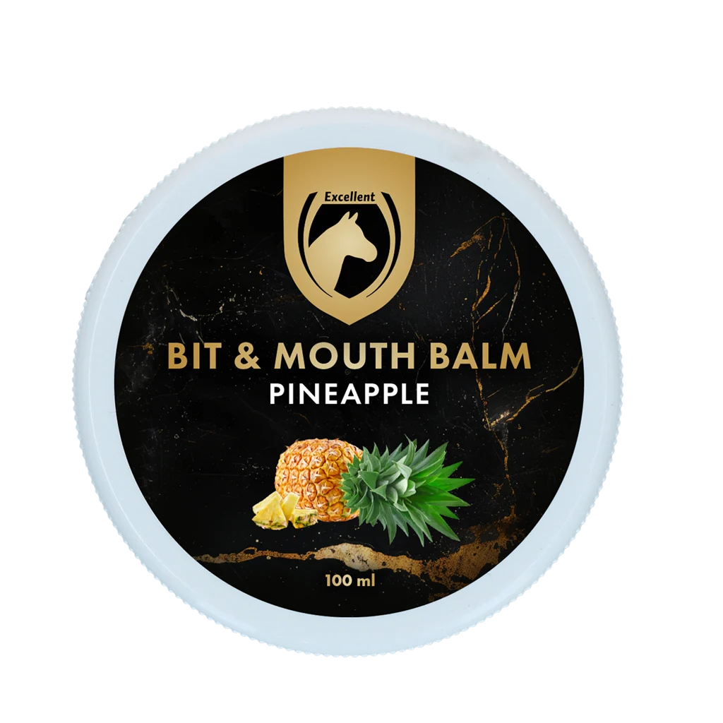 Baume pour la bouche des chevaux, ananas, 100 ml – Excellent Horse Bit & Mouth Balm – Image 2