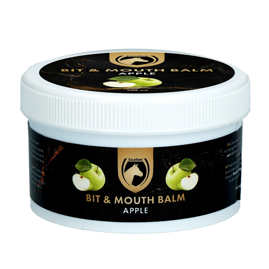 Baume pour la bouche des chevaux, pomme, 100 ml – Excellent Horse Bit & Mouth Balm – Image 1