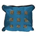 Sac à foin pour chevaux, carré, bleu, 62 x 55 cm – Excellent Horse Hay Pillow Slow Feeder