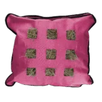 Sac à foin pour chevaux, carré, rose, 62 x 55 cm – Excellent Horse Hay Pillow Slow Feeder