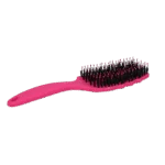 Brosse à crinière démêlante avec poils de sanglier, rose – Excellent Horse Wave Brush – Image 3