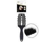 Brosse démêlante pour crinière en poils de porc, noire – Excellent Horse Wave Brush