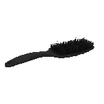 Brosse démêlante pour crinière en poils de porc, noire – Excellent Horse Wave Brush – Image 3