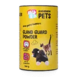 Poudre complémentaire pour chiens et chats avec prébiotiques et probiotiques – Excellent Pets Gland Guard Poeder