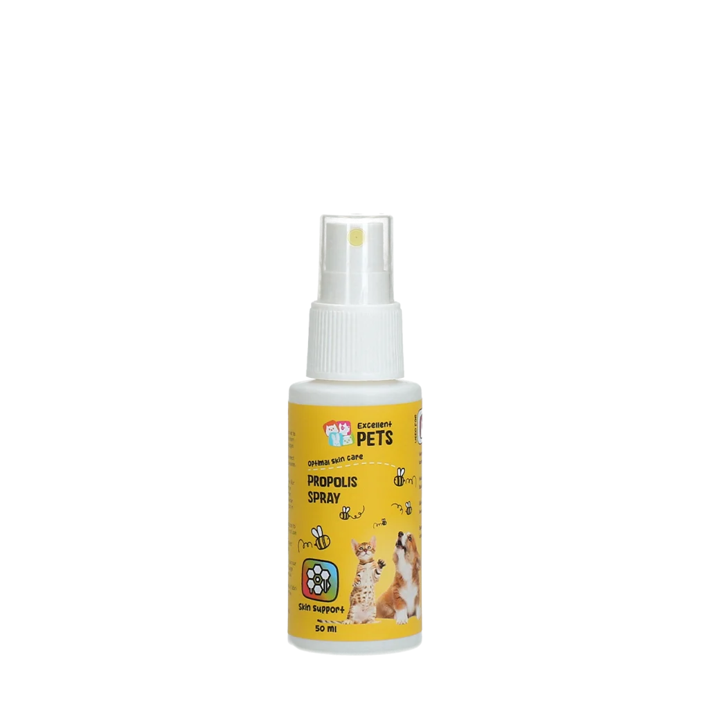 Spray de soin cutané à la propolis, 50 ml – Excellent Pets Propolis Spray – Image 1