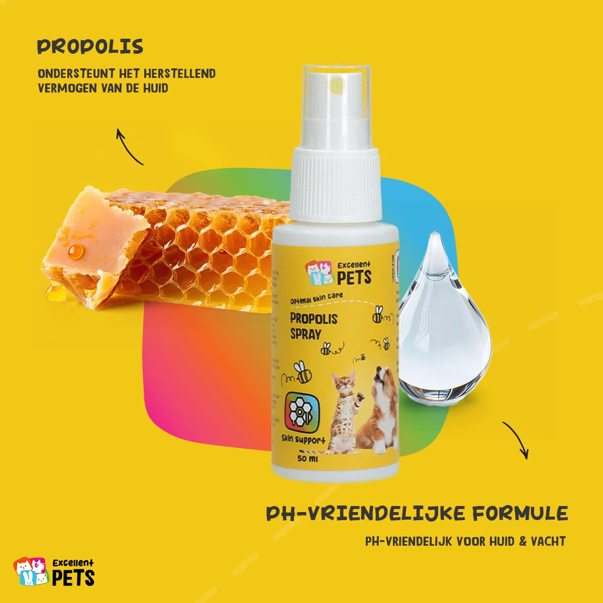 Spray de soin cutané à la propolis, 50 ml – Excellent Pets Propolis Spray – Image 5